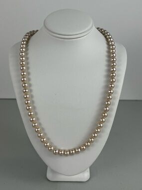 Vintage EVCO Faux Pearl Necklace